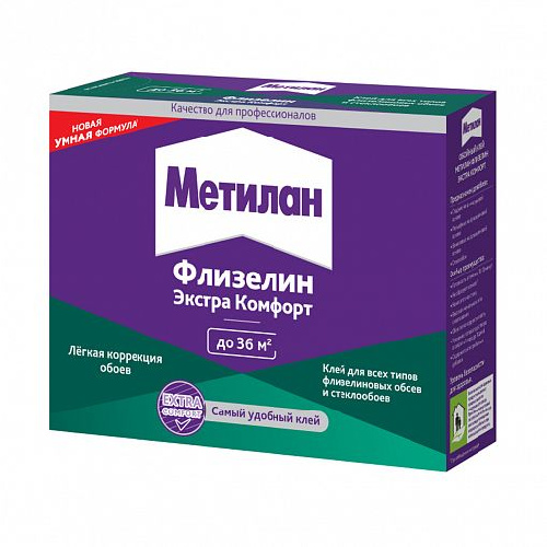 Клей для флизелиновых обоев Метилан Флизелин Экстра Комфорт 3000295, 200 г
