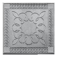 Плитка тротуарная 40x40x5 см Узор цвет серый