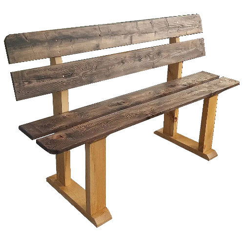 Лавка из лиственницы 1,5м