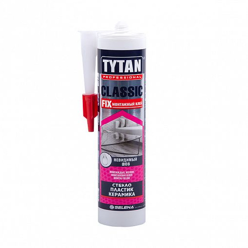 Клей монтажный Tytan Professional Classic Fix, 310 мл, прозрачный
