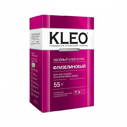 Клей для флизелиновых обоев Kleo Extra 55, 380 г