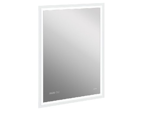 Зеркало Design pro 60х85 (подсветка,часы)