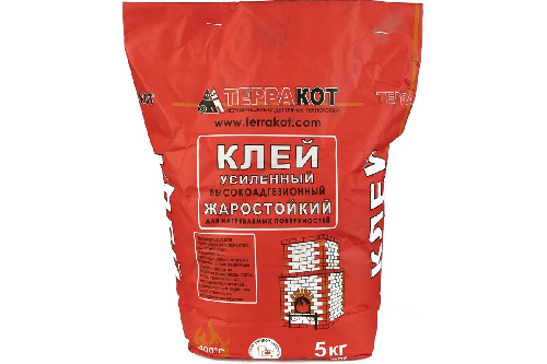 Терракот клей усиленный жаростойкий 5кг