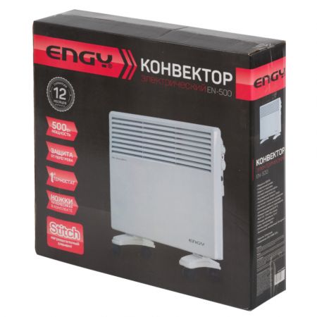 Обогреватель конвектор электрический ENGY EN-500 Standard 500 Вт купить в магазине стройматериалов Евсей Павловский Посад с доставкой по Московской области, в города Павловский Посад, Электросталь, Дрезна, Ликино-Дулево, Орехово-Зуево, Обогреватель конвектор электрический ENGY EN-500 Standard 500 Вт каталог стройматериалов евсейстрой, заказ Обогреватель конвектор электрический ENGY EN-500 Standard 500 Вт на сайте с доставкой 