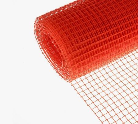Сетка пластиковая садовая 1x20м 15x15 оранжевая купить в магазине стройматериалов Евсей Павловский Посад с доставкой по Московской области, в города Павловский Посад, Электросталь, Дрезна, Ликино-Дулево, Орехово-Зуево, Сетка пластиковая садовая 1x20м 15x15 оранжевая каталог стройматериалов евсейстрой, заказ Сетка пластиковая садовая 1x20м 15x15 оранжевая на сайте с доставкой 