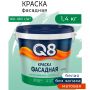 Краска акриловая фасадная Formula Q8 Белая 1,4 кг купить в магазине стройматериалов Евсей Павловский Посад с доставкой по Московской области, в города Павловский Посад, Электросталь, Дрезна, Ликино-Дулево, Орехово-Зуево, Краска акриловая фасадная Formula Q8 Белая 1,4 кг каталог стройматериалов евсейстрой, заказ Краска акриловая фасадная Formula Q8 Белая 1,4 кг на сайте с доставкой 