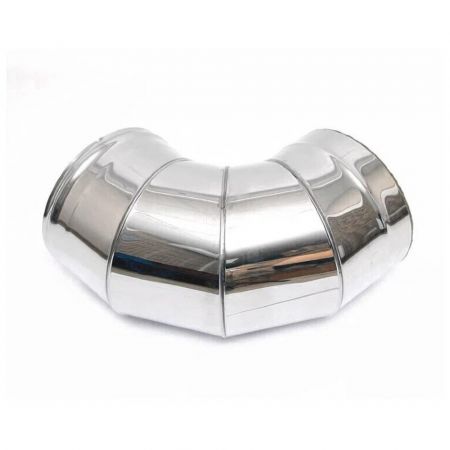 Сэндвич колено Ferrum d100/200 угол 90° нерж. купить в магазине стройматериалов Евсей Павловский Посад с доставкой по Московской области, в города Павловский Посад, Электросталь, Дрезна, Ликино-Дулево, Орехово-Зуево, Сэндвич колено Ferrum d100/200 угол 90° нерж. каталог стройматериалов евсейстрой, заказ Сэндвич колено Ferrum d100/200 угол 90° нерж. на сайте с доставкой 