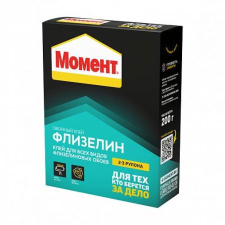 Клей для флизелиновых обоев Момент Флизелин 3000293, 200 г купить в магазине стройматериалов Евсей Павловский Посад с доставкой по Московской области, в города Павловский Посад, Электросталь, Дрезна, Ликино-Дулево, Орехово-Зуево, Клей для флизелиновых обоев Момент Флизелин 3000293, 200 г каталог стройматериалов евсейстрой, заказ Клей для флизелиновых обоев Момент Флизелин 3000293, 200 г на сайте с доставкой 