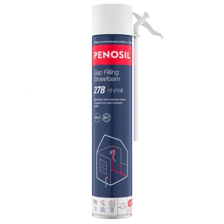 Пена монтажная бытовая PENOSIL Gap Filling 278 Strowfoam всесезонная 650 Мл купить в магазине стройматериалов Евсей Павловский Посад с доставкой по Московской области, в города Павловский Посад, Электросталь, Дрезна, Ликино-Дулево, Орехово-Зуево, Пена монтажная бытовая PENOSIL Gap Filling 278 Strowfoam всесезонная 650 Мл каталог стройматериалов евсейстрой, заказ Пена монтажная бытовая PENOSIL Gap Filling 278 Strowfoam всесезонная 650 Мл на сайте с доставкой 