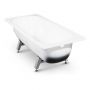 Стальная ванна White Wave Classic 170x75 см, пристенная, на ножках купить в магазине стройматериалов Евсей Павловский Посад с доставкой по Московской области, в города Павловский Посад, Электросталь, Дрезна, Ликино-Дулево, Орехово-Зуево, Стальная ванна White Wave Classic 170x75 см, пристенная, на ножках каталог стройматериалов евсейстрой, заказ Стальная ванна White Wave Classic 170x75 см, пристенная, на ножках на сайте с доставкой 