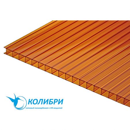 Купить поликарбонат 2100x6000x6 мм цвета янтарный на сайте стройматериалов ЕВСЕЙ с доставкой в Московской области