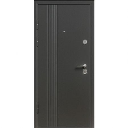 Дверь входная Фортис Black черный шелк/ясень белый 860x2050 левая купить в магазине стройматериалов Евсей Павловский Посад с доставкой по Московской области, в города Павловский Посад, Электросталь, Дрезна, Ликино-Дулево, Орехово-Зуево, Дверь входная Фортис Black черный шелк/ясень белый 860x2050 левая каталог стройматериалов евсейстрой, заказ Дверь входная Фортис Black черный шелк/ясень белый 860x2050 левая на сайте с доставкой 