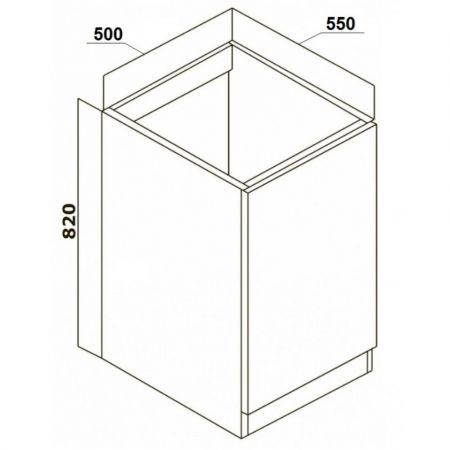 Тумба под мойку подстолье 50x60 с дном Бук купить в магазине стройматериалов Евсей Павловский Посад с доставкой по Московской области, в города Павловский Посад, Электросталь, Дрезна, Ликино-Дулево, Орехово-Зуево, Тумба под мойку подстолье 50x60 с дном Бук каталог стройматериалов евсейстрой, заказ Тумба под мойку подстолье 50x60 с дном Бук на сайте с доставкой 