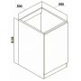 Тумба под мойку подстолье 50x60 с дном Бук купить в магазине стройматериалов Евсей Павловский Посад с доставкой по Московской области, в города Павловский Посад, Электросталь, Дрезна, Ликино-Дулево, Орехово-Зуево, Тумба под мойку подстолье 50x60 с дном Бук каталог стройматериалов евсейстрой, заказ Тумба под мойку подстолье 50x60 с дном Бук на сайте с доставкой 