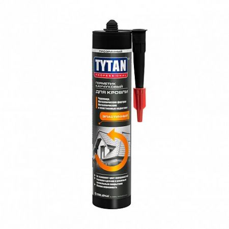 Каучуковый герметик для кровли Tytan Professional, 310 мл, прозрачный купить в магазине стройматериалов Евсей Павловский Посад с доставкой по Московской области, в города Павловский Посад, Электросталь, Дрезна, Ликино-Дулево, Орехово-Зуево, Каучуковый герметик для кровли Tytan Professional, 310 мл, прозрачный каталог стройматериалов евсейстрой, заказ Каучуковый герметик для кровли Tytan Professional, 310 мл, прозрачный на сайте с доставкой 