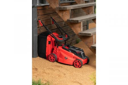 Газонокосилка аккумуляторная бесщеточная MTX CLM-320, 320 мм, травосб. 30 л, Li-Ion, 20 В купить в магазине стройматериалов Евсей Павловский Посад с доставкой по Московской области, в города Павловский Посад, Электросталь, Дрезна, Ликино-Дулево, Орехово-Зуево, Газонокосилка аккумуляторная бесщеточная MTX CLM-320, 320 мм, травосб. 30 л, Li-Ion, 20 В каталог стройматериалов евсейстрой, заказ Газонокосилка аккумуляторная бесщеточная MTX CLM-320, 320 мм, травосб. 30 л, Li-Ion, 20 В на сайте с доставкой 