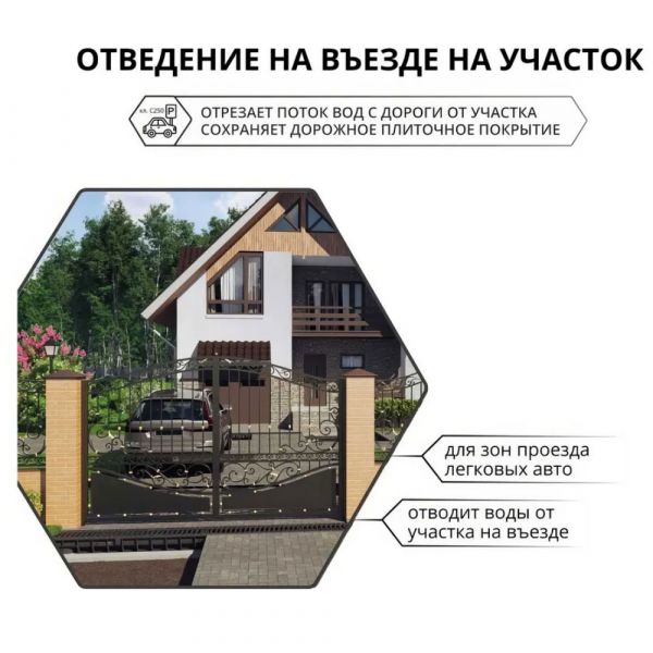 Решетка водоприемная Gidrolica Стандарт РВ -10.13,6.50 - щелевая чугунная ВЧ к лотку, С250 (506) купить в магазине стройматериалов Евсей Павловский Посад с доставкой по Московской области, в города Павловский Посад, Электросталь, Дрезна, Ликино-Дулево, Орехово-Зуево, Решетка водоприемная Gidrolica Стандарт РВ -10.13,6.50 - щелевая чугунная ВЧ к лотку, С250 (506) каталог стройматериалов евсейстрой, заказ Решетка водоприемная Gidrolica Стандарт РВ -10.13,6.50 - щелевая чугунная ВЧ к лотку, С250 (506) на сайте с доставкой 