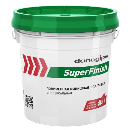 Шпатлевка финишная полимерная DANOGIPS SuperFinish пастообразная 5 кг купить в магазине стройматериалов Евсей Павловский Посад с доставкой по Московской области, в города Павловский Посад, Электросталь, Дрезна, Ликино-Дулево, Орехово-Зуево, Шпатлевка финишная полимерная DANOGIPS SuperFinish пастообразная 5 кг каталог стройматериалов евсейстрой, заказ Шпатлевка финишная полимерная DANOGIPS SuperFinish пастообразная 5 кг на сайте с доставкой 