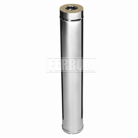 Ferrum сэндвич дымоход 1м нерж. ф150/210 (0,8мм) купить в магазине стройматериалов Евсей Павловский Посад с доставкой по Московской области, в города Павловский Посад, Электросталь, Дрезна, Ликино-Дулево, Орехово-Зуево, Ferrum сэндвич дымоход 1м нерж. ф150/210 (0,8мм) каталог стройматериалов евсейстрой, заказ Ferrum сэндвич дымоход 1м нерж. ф150/210 (0,8мм) на сайте с доставкой 
