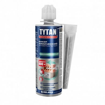 Анкер химический универсальный Tytan Professional EV-I, двухкомпонентный, 165 мл купить в магазине стройматериалов Евсей Павловский Посад с доставкой по Московской области, в города Павловский Посад, Электросталь, Дрезна, Ликино-Дулево, Орехово-Зуево, Анкер химический универсальный Tytan Professional EV-I, двухкомпонентный, 165 мл каталог стройматериалов евсейстрой, заказ Анкер химический универсальный Tytan Professional EV-I, двухкомпонентный, 165 мл на сайте с доставкой 
