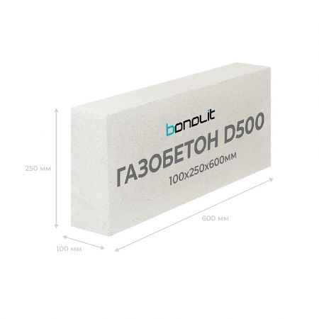 Блок газобетонный перегородочный Bonolit D500 60x10x25 см купить в магазине стройматериалов Евсей Павловский Посад с доставкой по Московской области, в города Павловский Посад, Электросталь, Дрезна, Ликино-Дулево, Орехово-Зуево, Блок газобетонный перегородочный Bonolit D500 60x10x25 см каталог стройматериалов евсейстрой, заказ Блок газобетонный перегородочный Bonolit D500 60x10x25 см на сайте с доставкой 